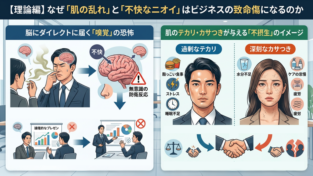 なぜ「肌の乱れ」と「不快なニオイ」はビジネスの致命傷になるのか