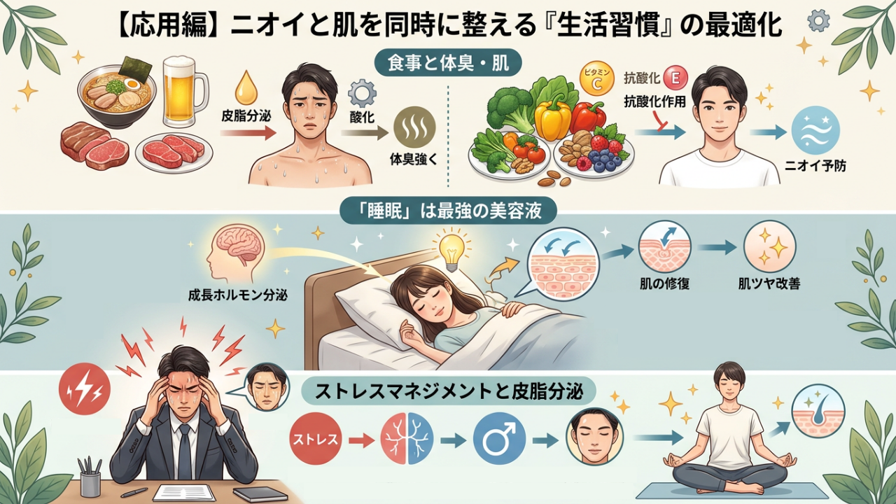 【応用編】ニオイと肌を同時に整える「生活習慣」の最適化